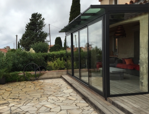 Pose d’une véranda vitrée à Ollioules
